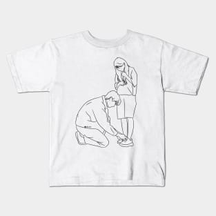 Castaway Diva lineart Korean Drama Kids T-Shirt